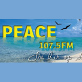 PEACE 107.5 FM logo