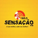 Sensação FM 105.5 Mhz (Rio Pomba - MG) (ZYN228) logo