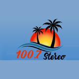 100.7 Stereo logo