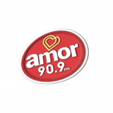 Amor 90.9 FM logo