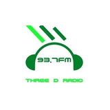 Three D Radio logo