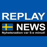 REPLAY NEWS - Svenska logo