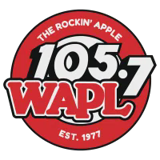 105.7 WAPL logo