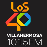 LOS40 Villahermosa - 101.5 FM - XHEPAR - Radio Núcleo - Villahermosa, Tabasco logo