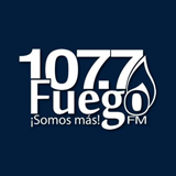 107.7 Fuego logo