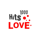 1000 HITS Love logo