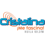 Cristalina Estéreo Neiva 101.3 FM logo